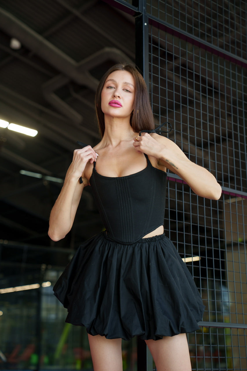 Reversible Summer Corset Top – Cotton & Denim
