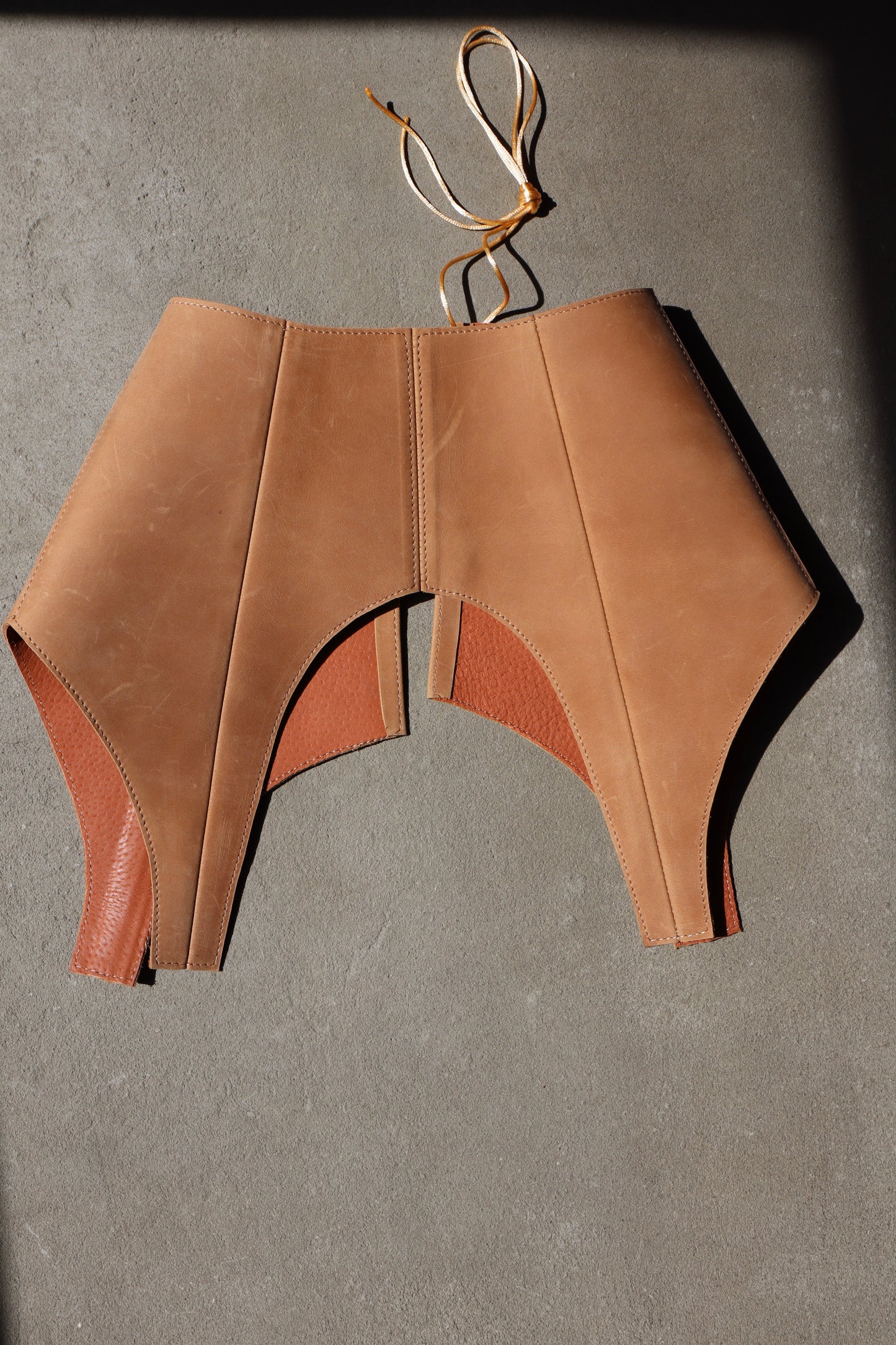 Leather Waist Peplum Belt – Garter Belt Style
