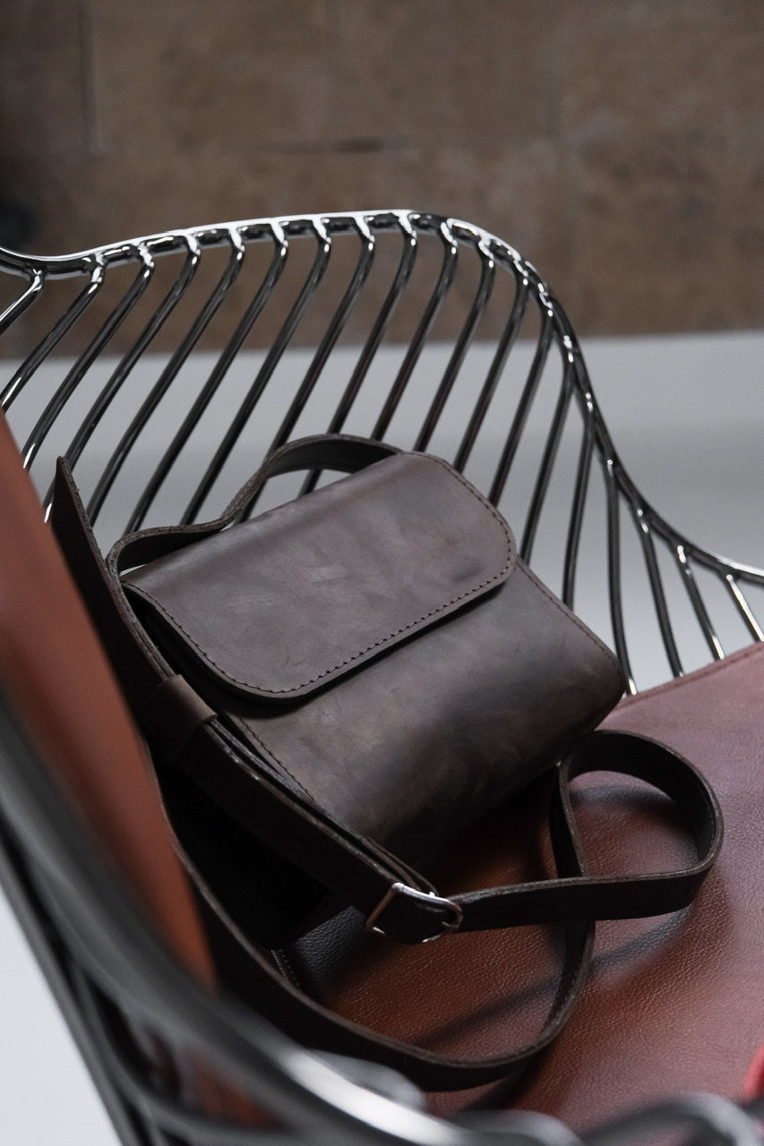 Leather crossbody bag