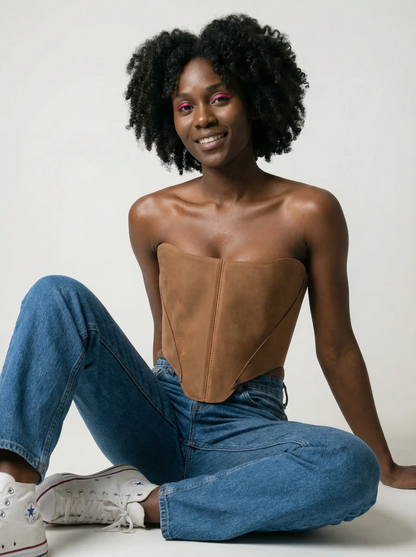 Beige Overbust Corset – Renaissance Top