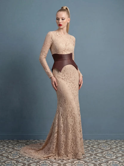 burgundy leather basque belt cutout peplum waist belt structured waist belt sculpted leather belt statement outfit styling elegant fashion waist belt