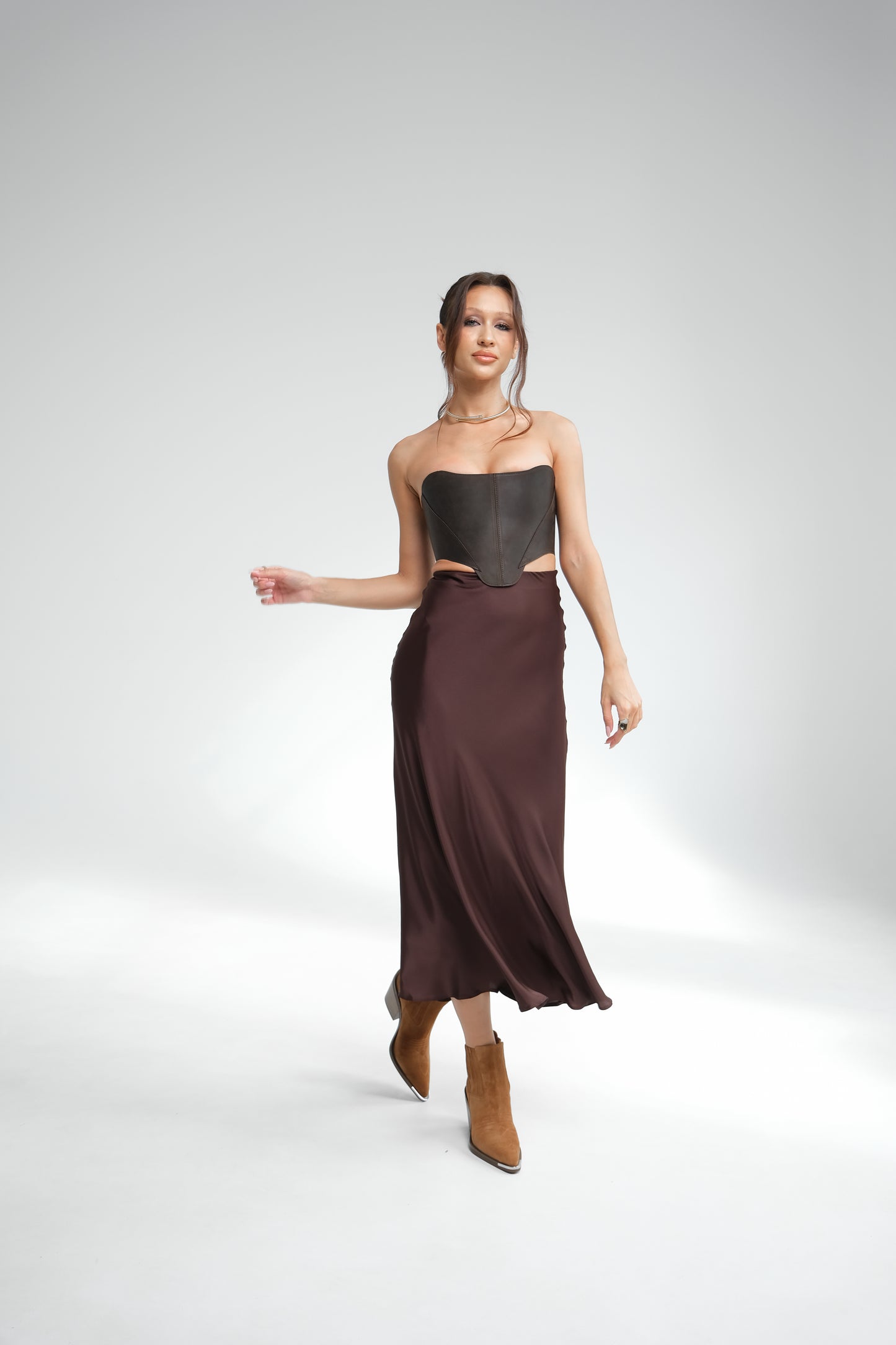 Brown Overbust Corset – Renaissance Top