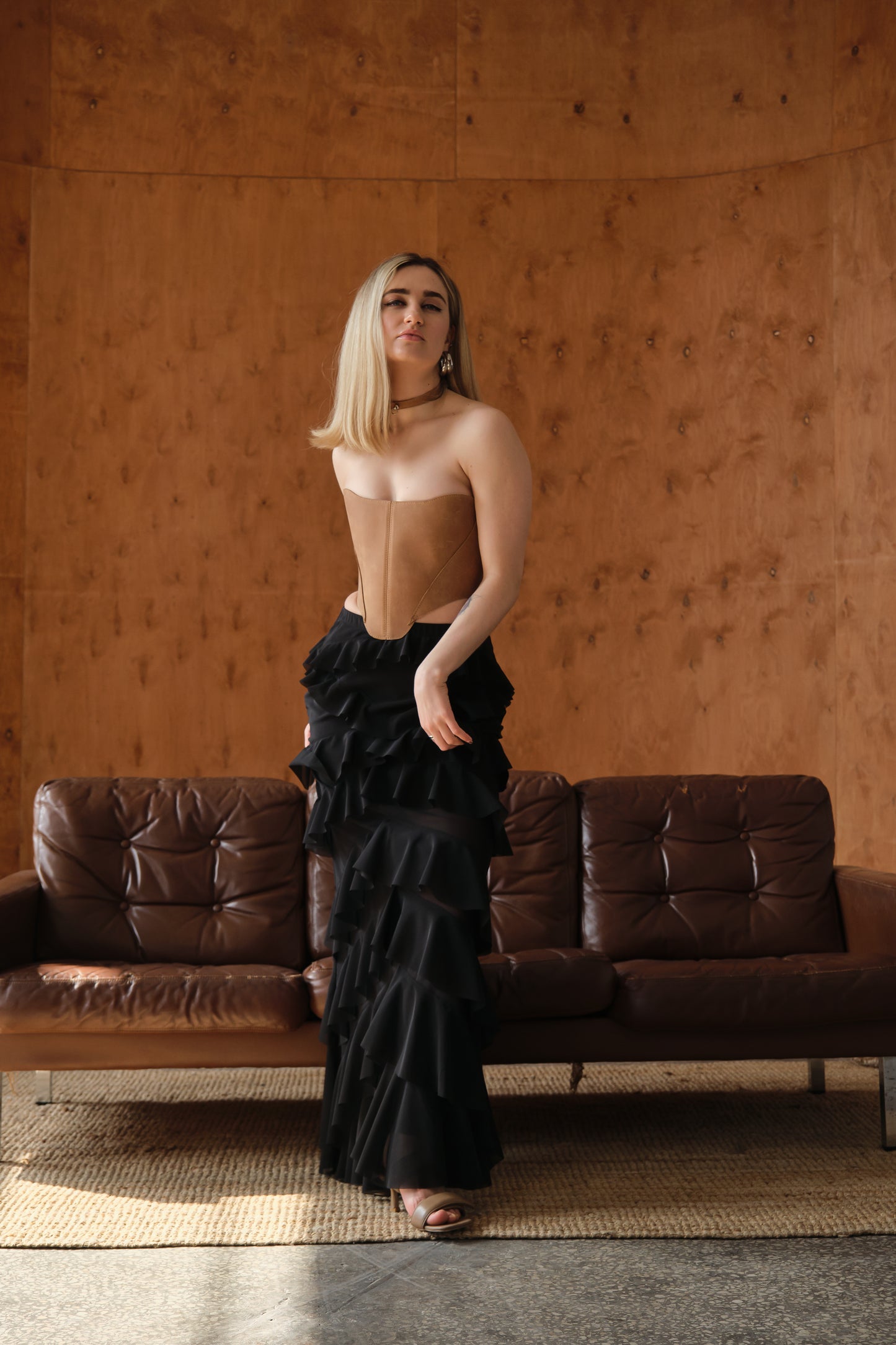 Beige Overbust Corset – Renaissance Top