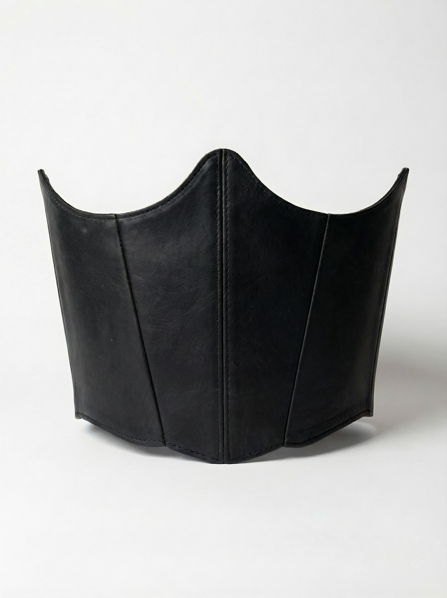 Black Leather Underbust Corset – Festival waist belt outfit