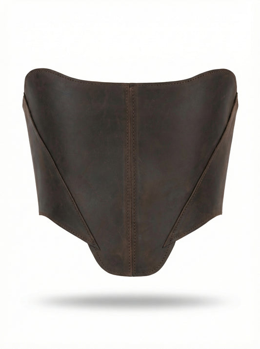 Brown Overbust Corset – Renaissance Top