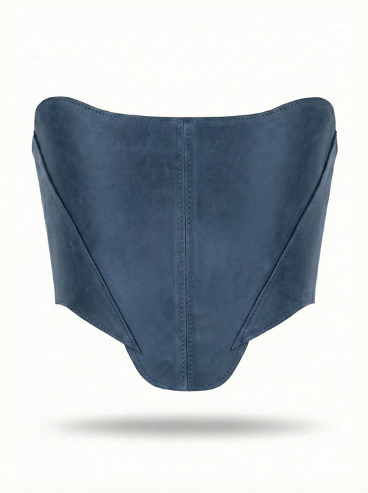 Blue Overbust Corset – Renaissance Top