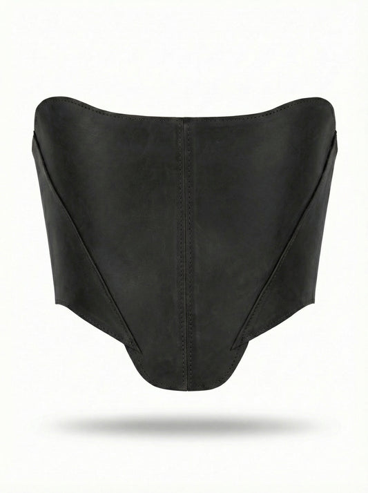 Black Overbust Corset – Renaissance Top