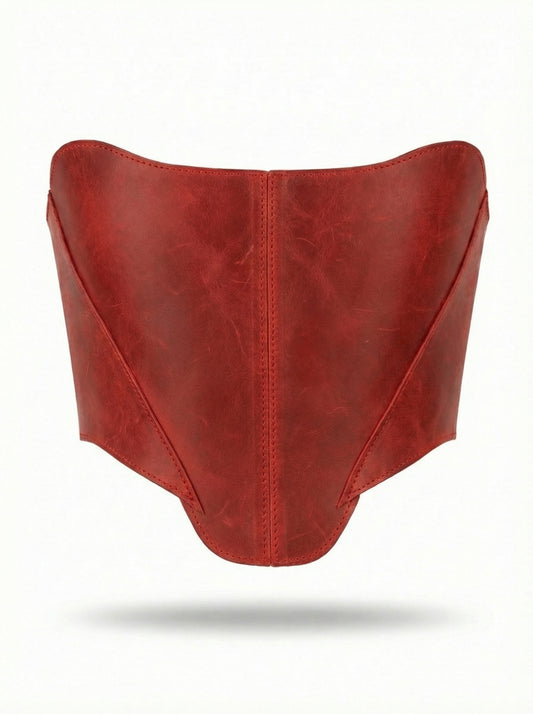 Red Overbust Corset – Renaissance Top