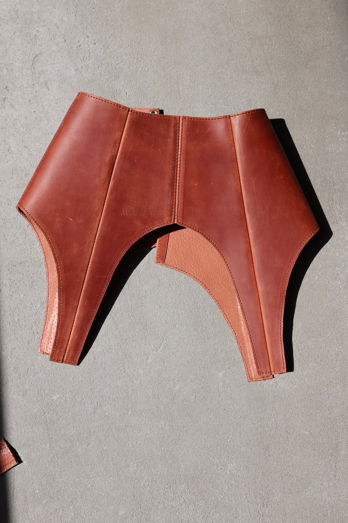 Leather Waist Peplum Belt – Garter Belt Style