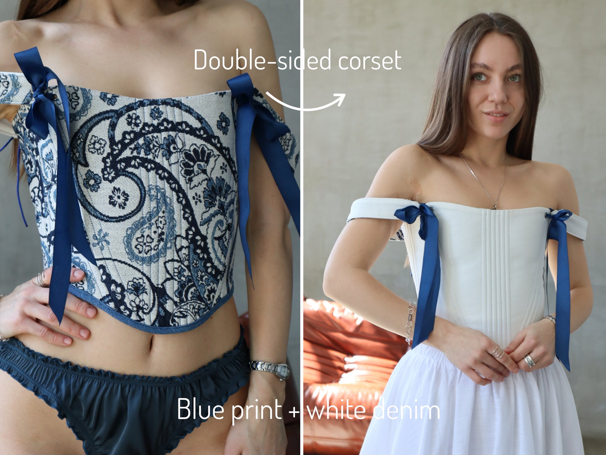 Renaissance corset top, reversible jacquard tapestry corset, structured boned bodice, off shoulder neckline, lace up back closure, waist shaping silhouette, ribbon strap detailing, handmade custom size corset, renaissance fair outfit, festival styling, gothic romantic look, evening statement piece, photoshoot or wedding corset