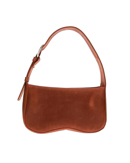 Shoulder leather bag