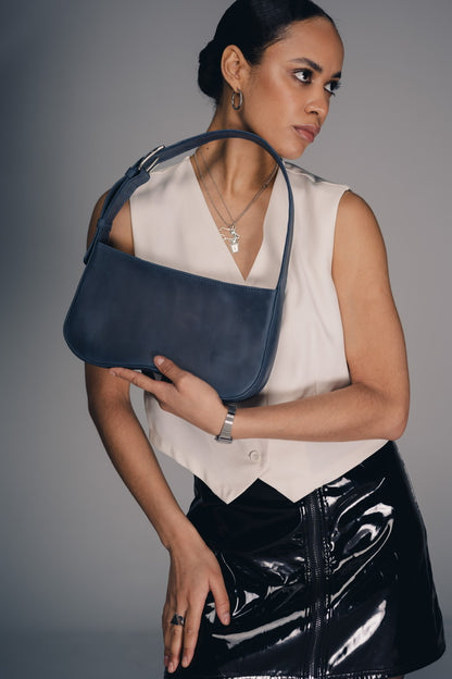 Shoulder leather bag